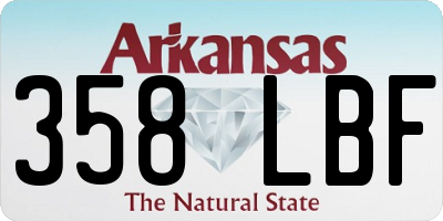 AR license plate 358LBF
