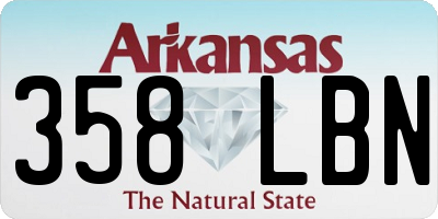 AR license plate 358LBN