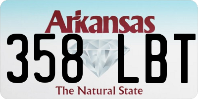 AR license plate 358LBT