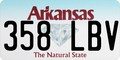 AR license plate 358LBV