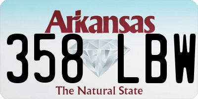 AR license plate 358LBW
