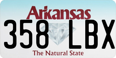 AR license plate 358LBX