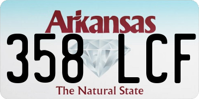 AR license plate 358LCF