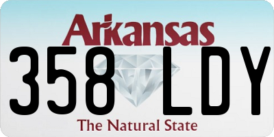 AR license plate 358LDY