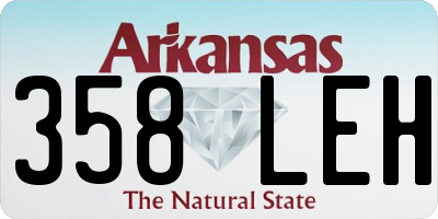 AR license plate 358LEH