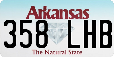 AR license plate 358LHB