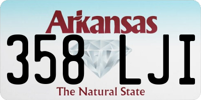 AR license plate 358LJI