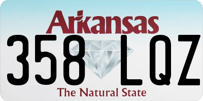 AR license plate 358LQZ