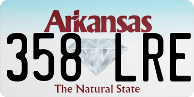AR license plate 358LRE