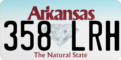 AR license plate 358LRH