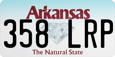 AR license plate 358LRP