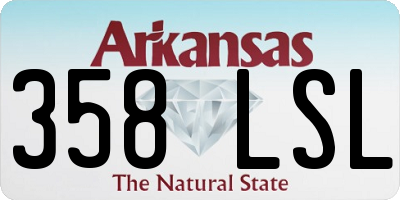AR license plate 358LSL