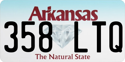 AR license plate 358LTQ