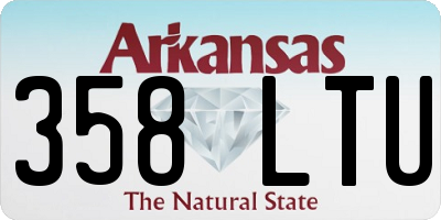 AR license plate 358LTU