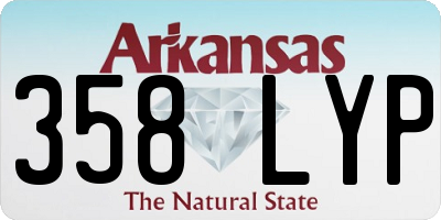AR license plate 358LYP