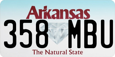 AR license plate 358MBU