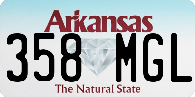 AR license plate 358MGL