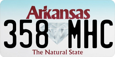 AR license plate 358MHC