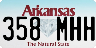 AR license plate 358MHH
