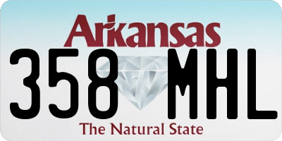 AR license plate 358MHL