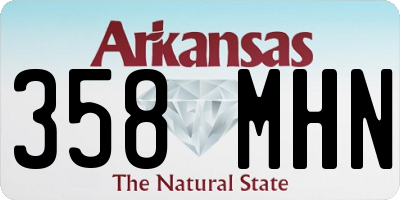 AR license plate 358MHN