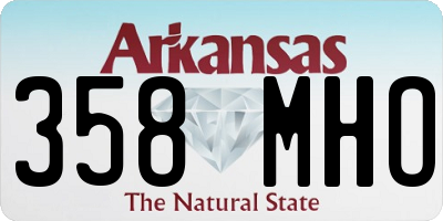 AR license plate 358MHO