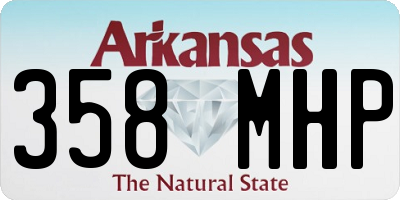 AR license plate 358MHP