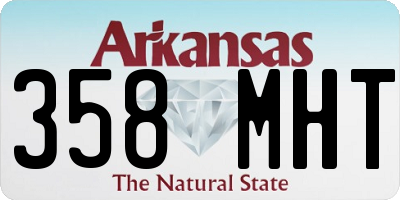 AR license plate 358MHT