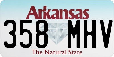 AR license plate 358MHV