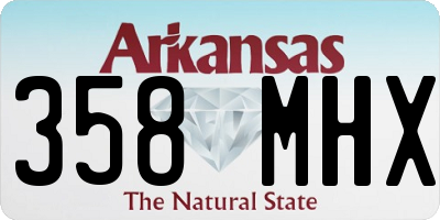 AR license plate 358MHX