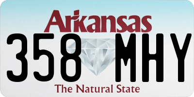 AR license plate 358MHY