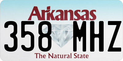 AR license plate 358MHZ