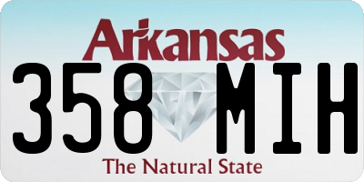 AR license plate 358MIH