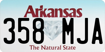 AR license plate 358MJA