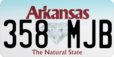 AR license plate 358MJB