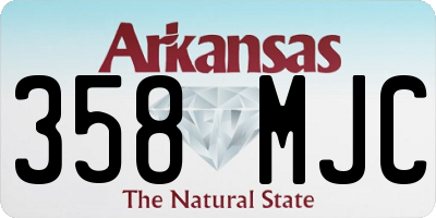AR license plate 358MJC