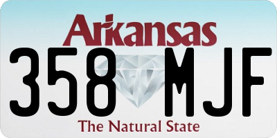 AR license plate 358MJF