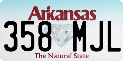AR license plate 358MJL