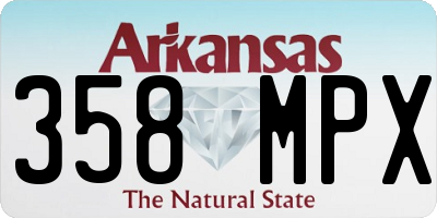 AR license plate 358MPX