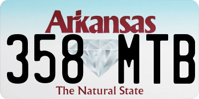 AR license plate 358MTB