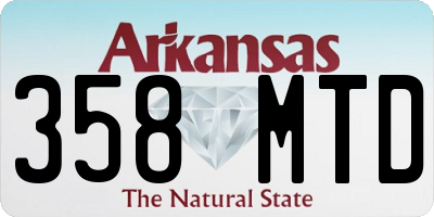 AR license plate 358MTD