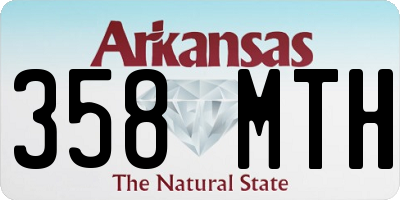 AR license plate 358MTH