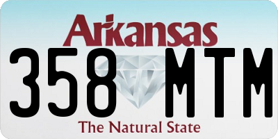 AR license plate 358MTM