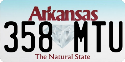 AR license plate 358MTU