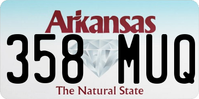 AR license plate 358MUQ