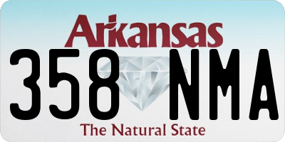 AR license plate 358NMA