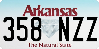 AR license plate 358NZZ