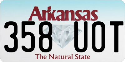 AR license plate 358UOT