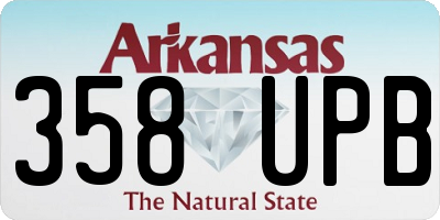 AR license plate 358UPB
