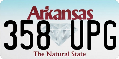 AR license plate 358UPG